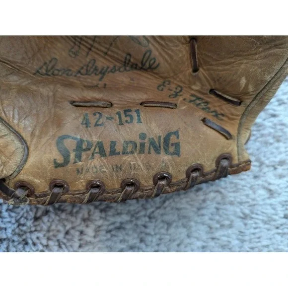 Vintage Don‎ Drysdale Spalding Tra-Pocket Signature Model 42-151 Glove USA